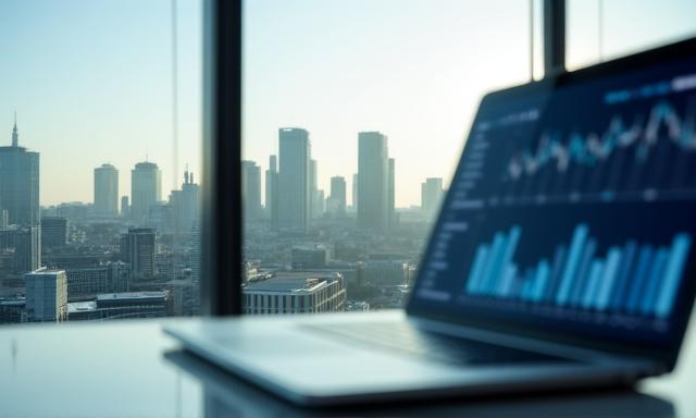 Professional business environment in London
